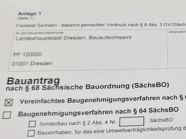 Bauantrag
