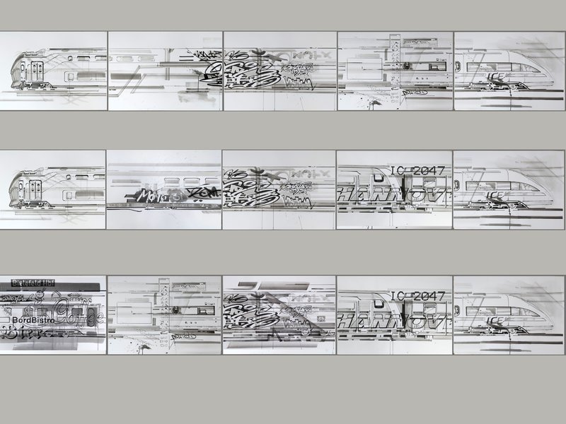 Geaänderte Wagenreihung - 3 Versionen