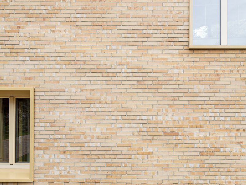 Ziegeldetail von Haus B