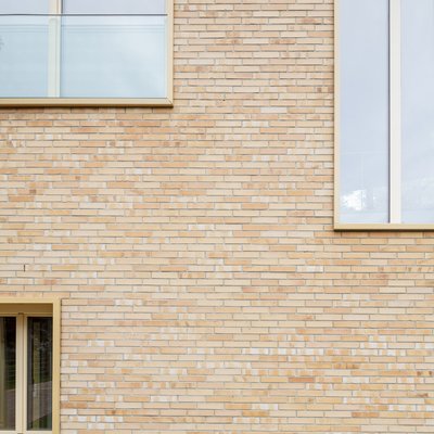 Ziegeldetail von Haus B