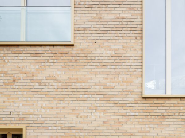 Ziegeldetail von Haus B